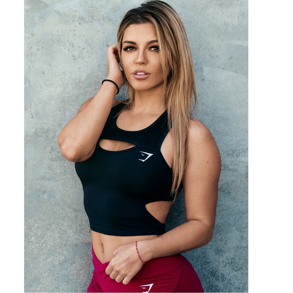 Nikki Blackketter X Gymshark workout top
